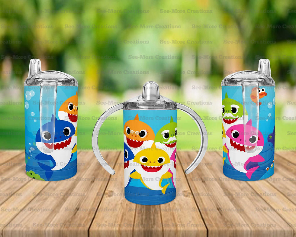 Thumbnail: Baby Shark #1 Skinny, Sippy & Kids Tumblers