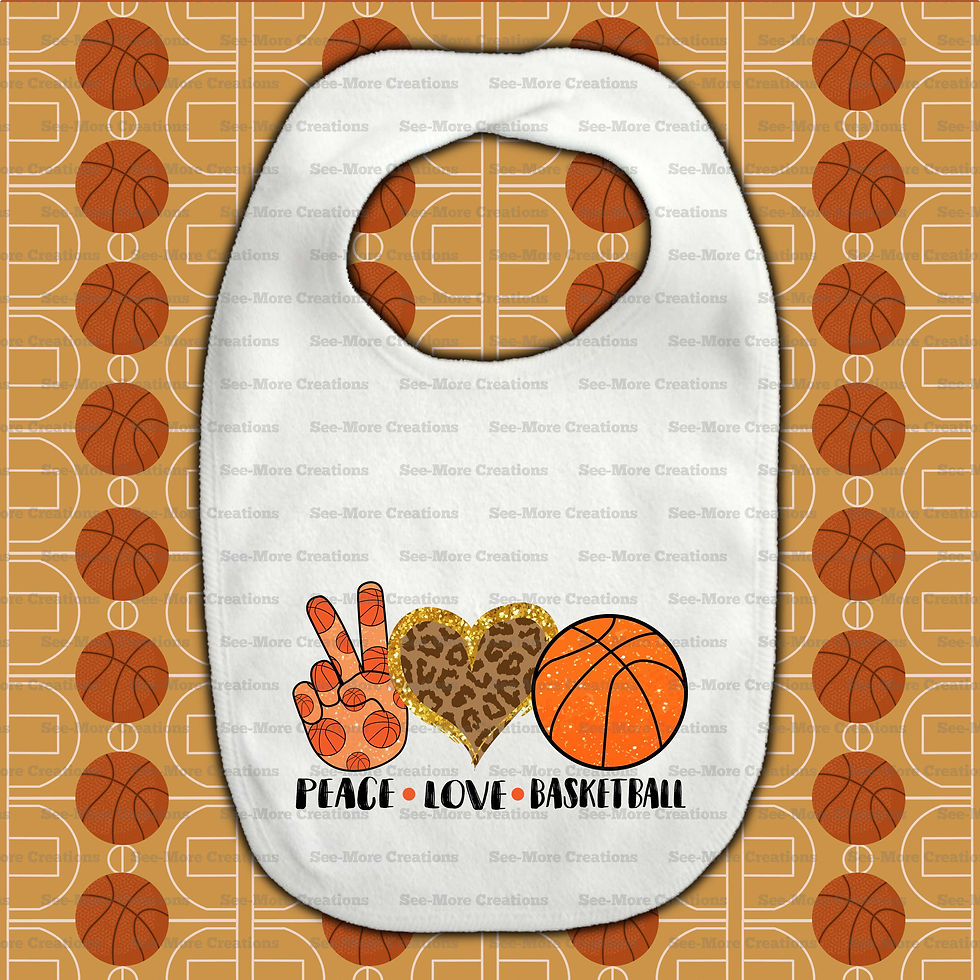 Thumbnail: Peace Love Basketball #4 Bib, Jumper & Shirt