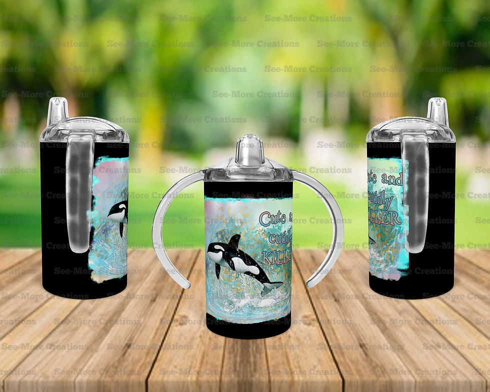 Thumbnail: Cute And Cuddly Killer #1 Skinny, Sippy & Kids Tumbler