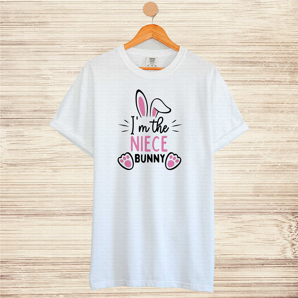 Thumbnail: I'm The Niece Bunny #1 Women's Easter Shirt