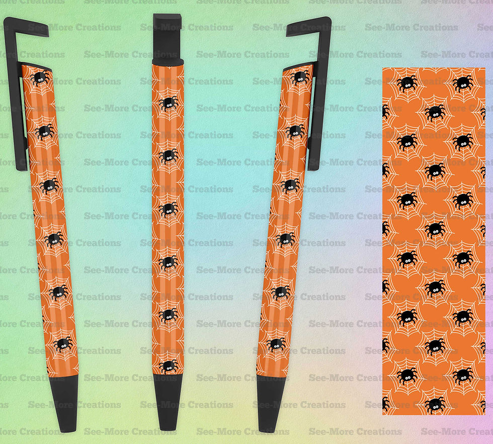 Spiders & Spiderwebs #15 Halloween Pen