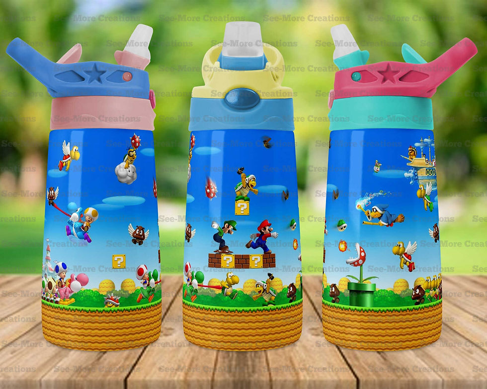 Thumbnail: Mario Brothers #4 Skinny, Sippy & Kids Tumblers
