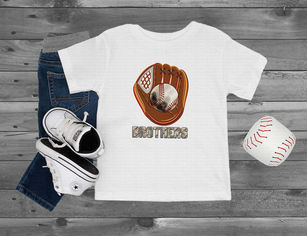 Миниатюра: Baseball Brothers #1 Boys Baseball Shirt
