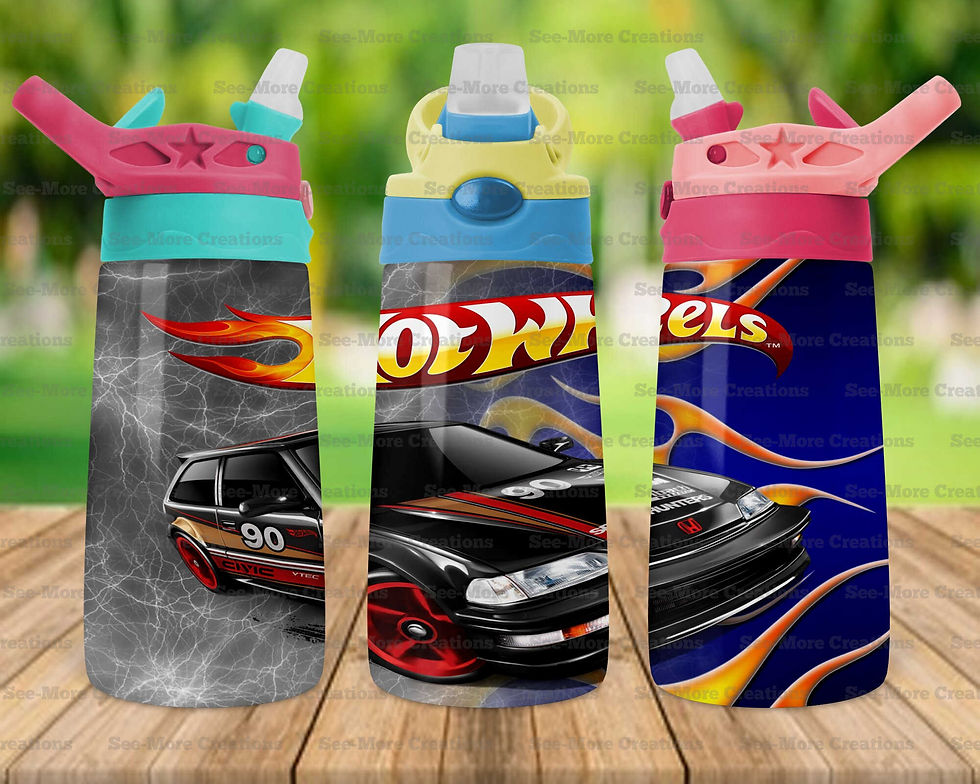 Thumbnail: Hot Wheels #11 Skinny, Sippy & Kids Tumblers