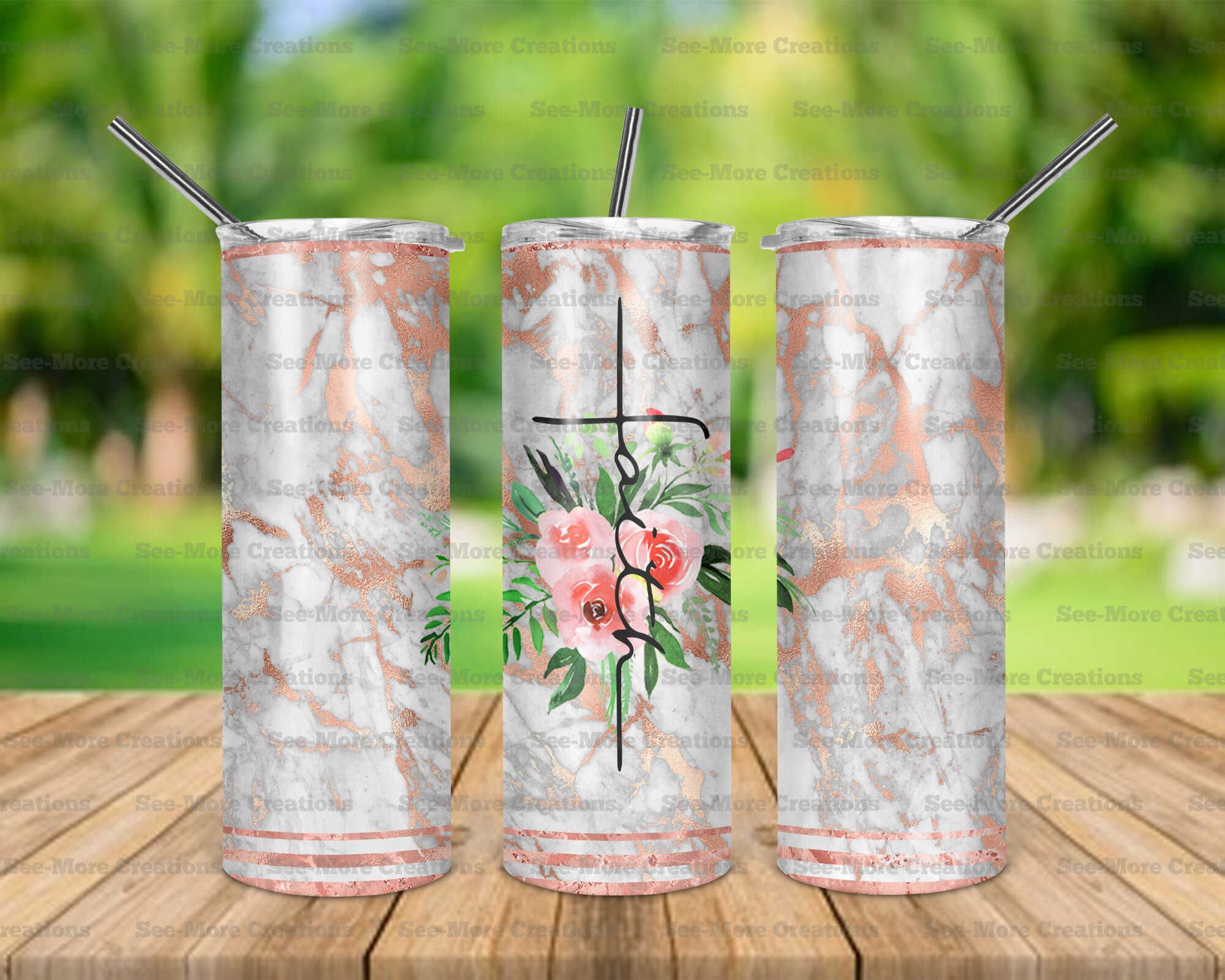 Faith #1 Skinny Tumbler