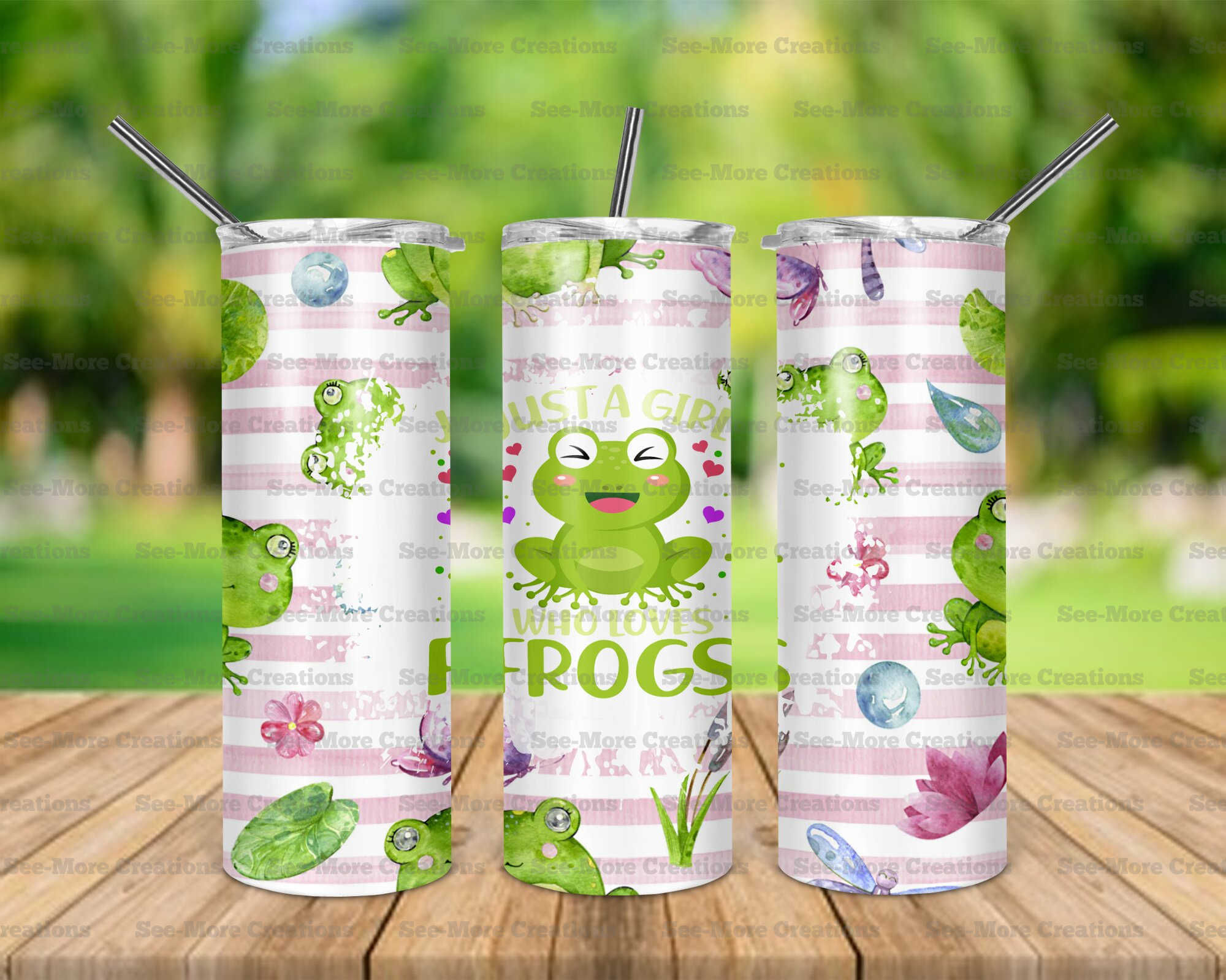 Just A Girl Who Loves Frogs #1 Skinny, Sippy & Kid