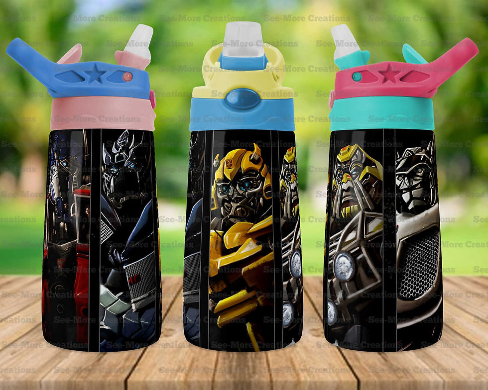 Thumbnail: Transformers #1 Skinny, Sippy & Kids Tumblers