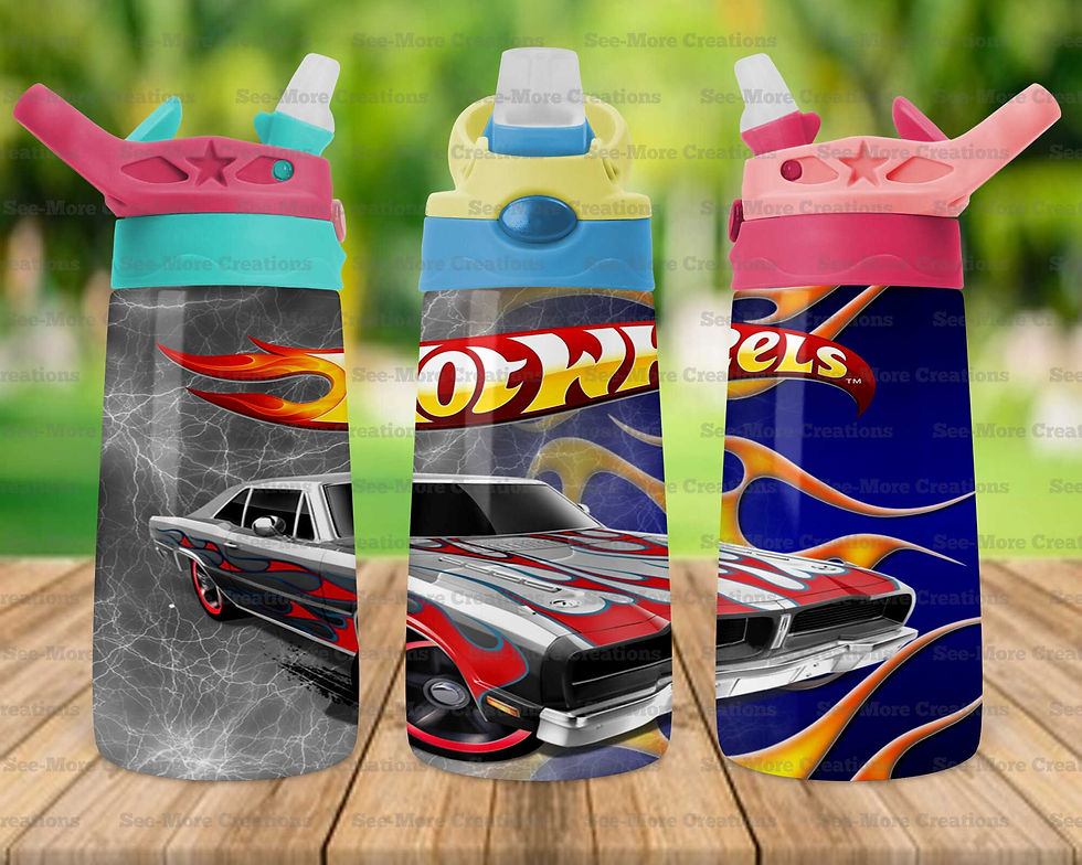 Thumbnail: Hot Wheels #8 Skinny, Sippy & Kids Tumblers