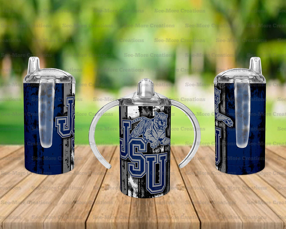 Thumbnail: Jackson State Tigers #1 Skinny, Sippy & Kids Tumblers