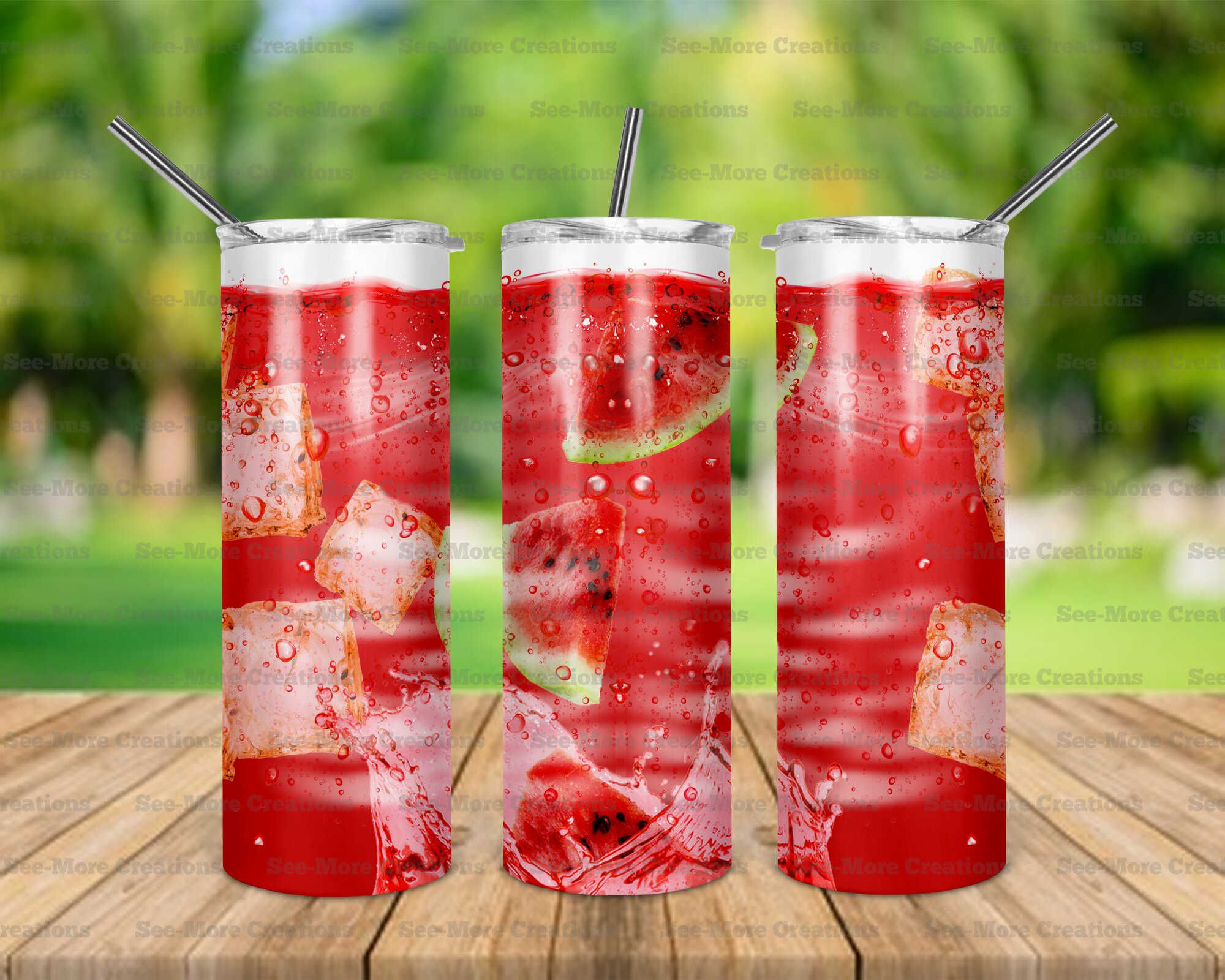 Refreshing Watermelon Drink #10 Skinny Tumbler