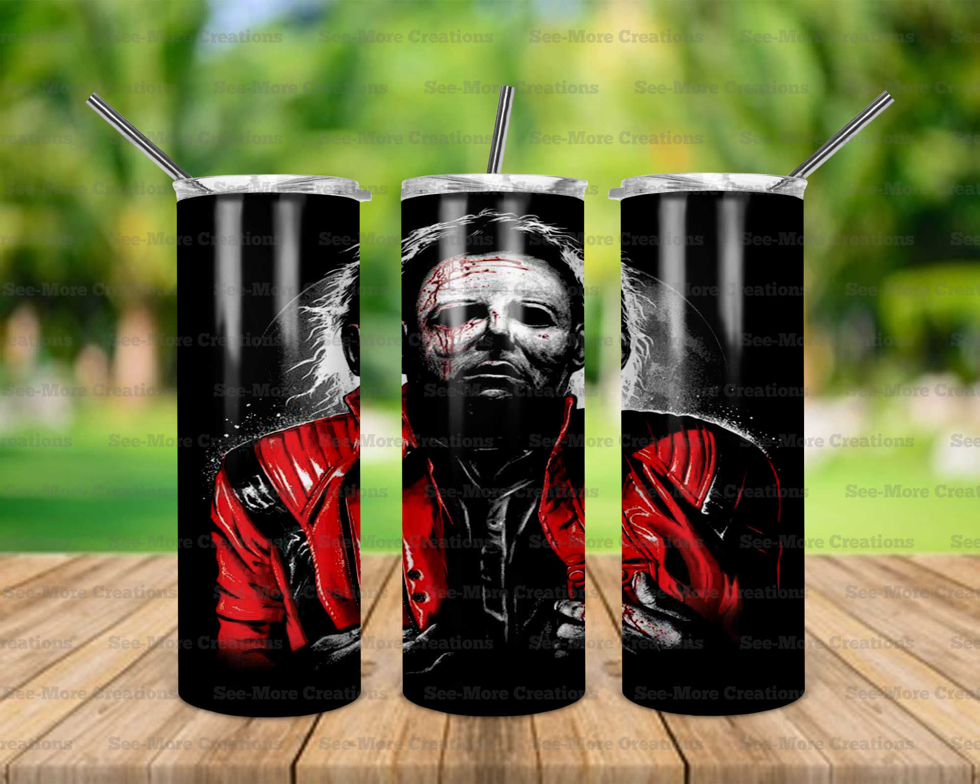 Michael Myers #4 Horror Movie Skinny & Kids Tumblers