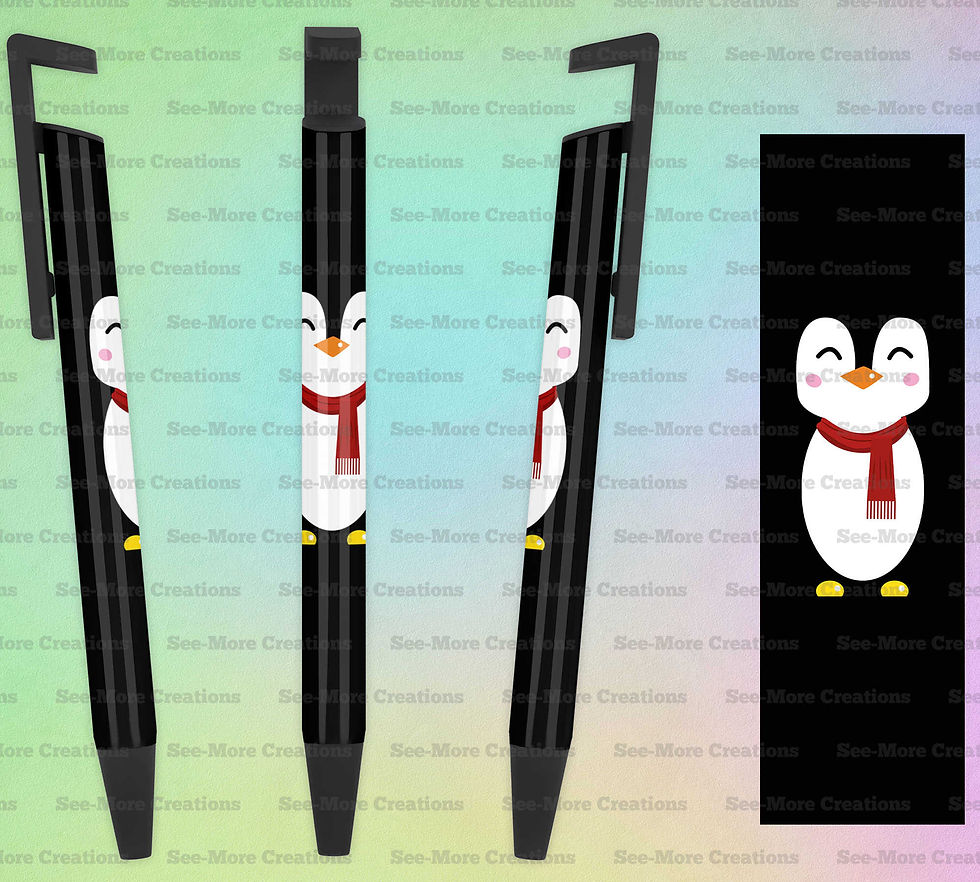 Penguin #128 Christmas Pen