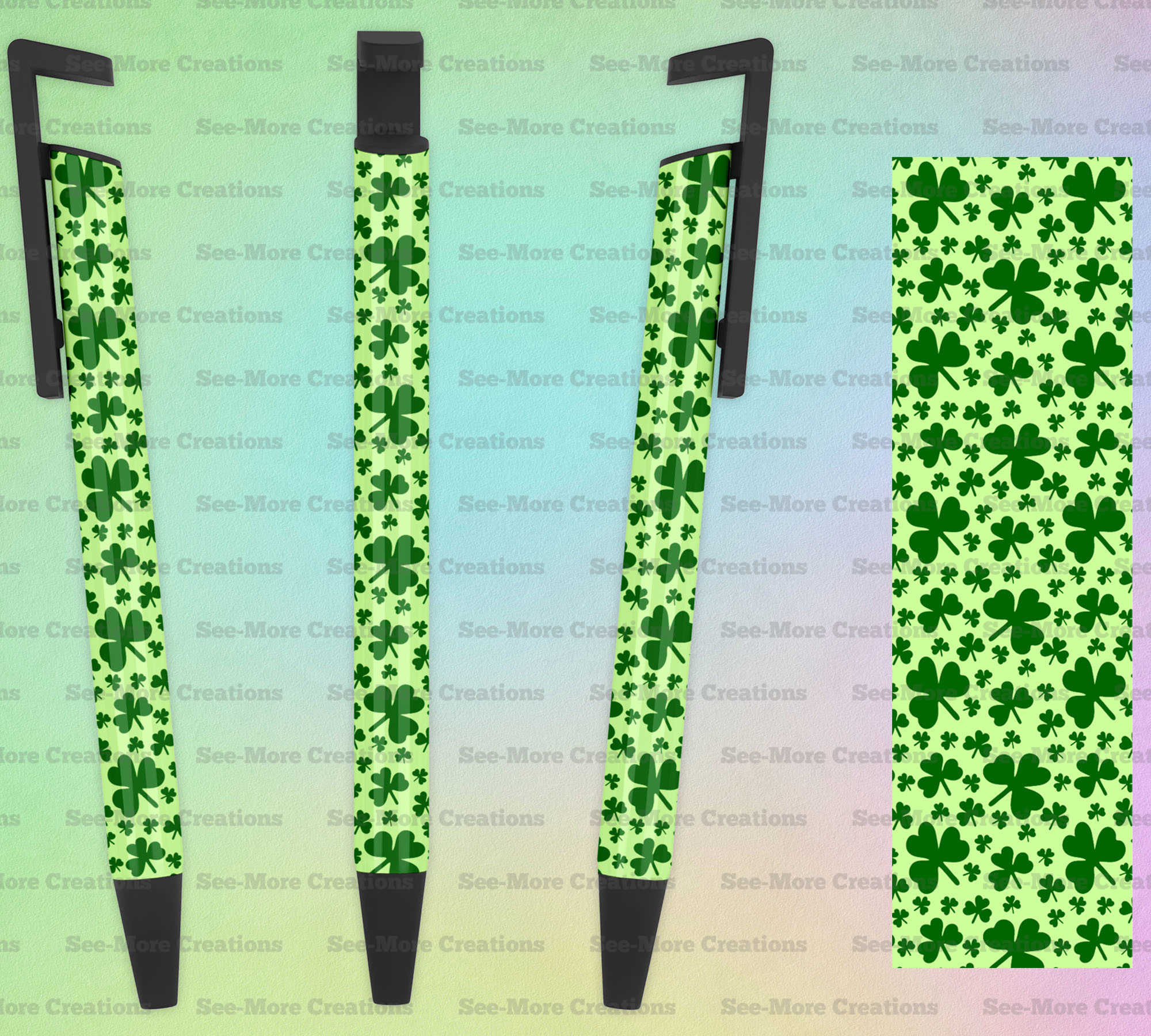 Four Leaf Clovers #13 Green Pen