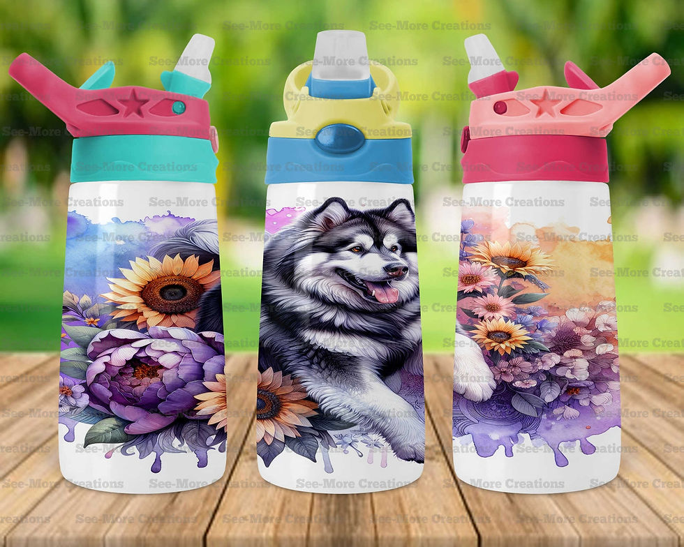 Thumbnail: Alaskan Malamute Dog #2 Skinny & Kids Tumbler