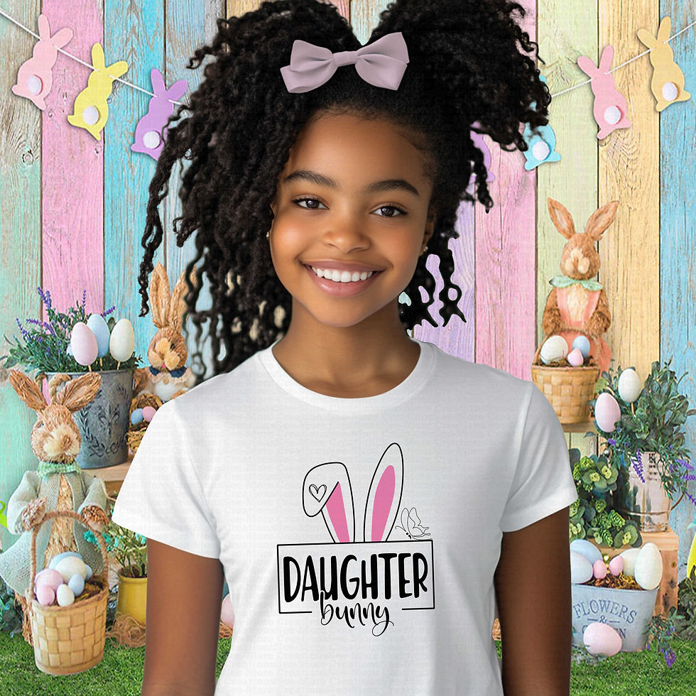Thumbnail: Daughter Bunny #1 Girls Easter Toddler & Youth Shirt