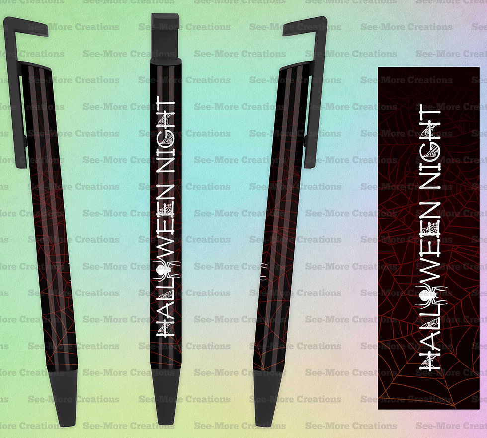 Halloween Night #241 Spiderwebs Pen