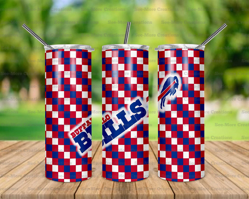 Buffalo Bills #18 Skinny, Sippy & Kids Tumblers