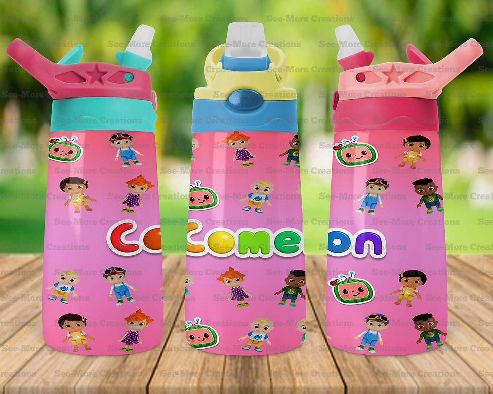 Thumbnail: Cocomelon #27 Pink Skinny, Sippy & Kids Tumblers