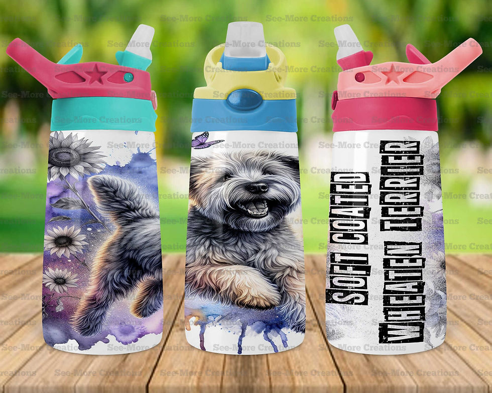 Thumbnail: Soft Coated Wheaten Terrier #1 Skinny & Kids Tumblers