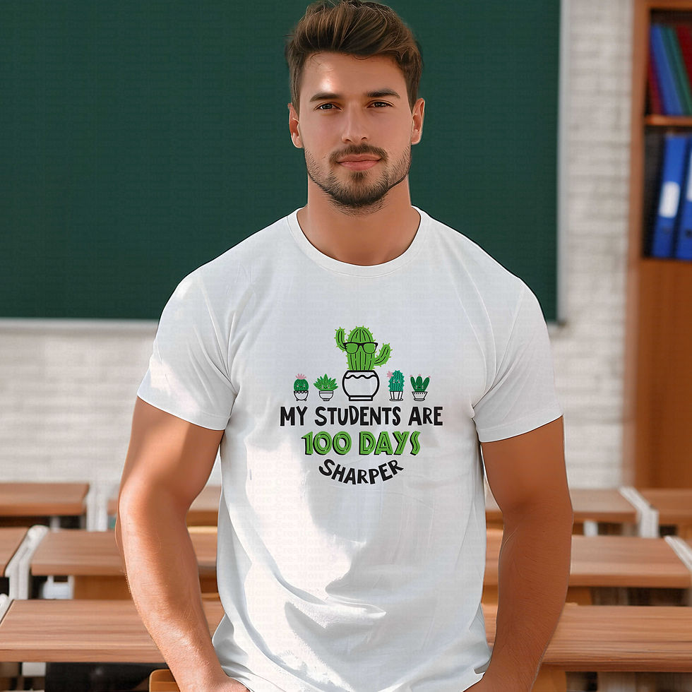 Μικρογραφία: My Students Are 100 Days Sharper #2 School Teacher Shirt