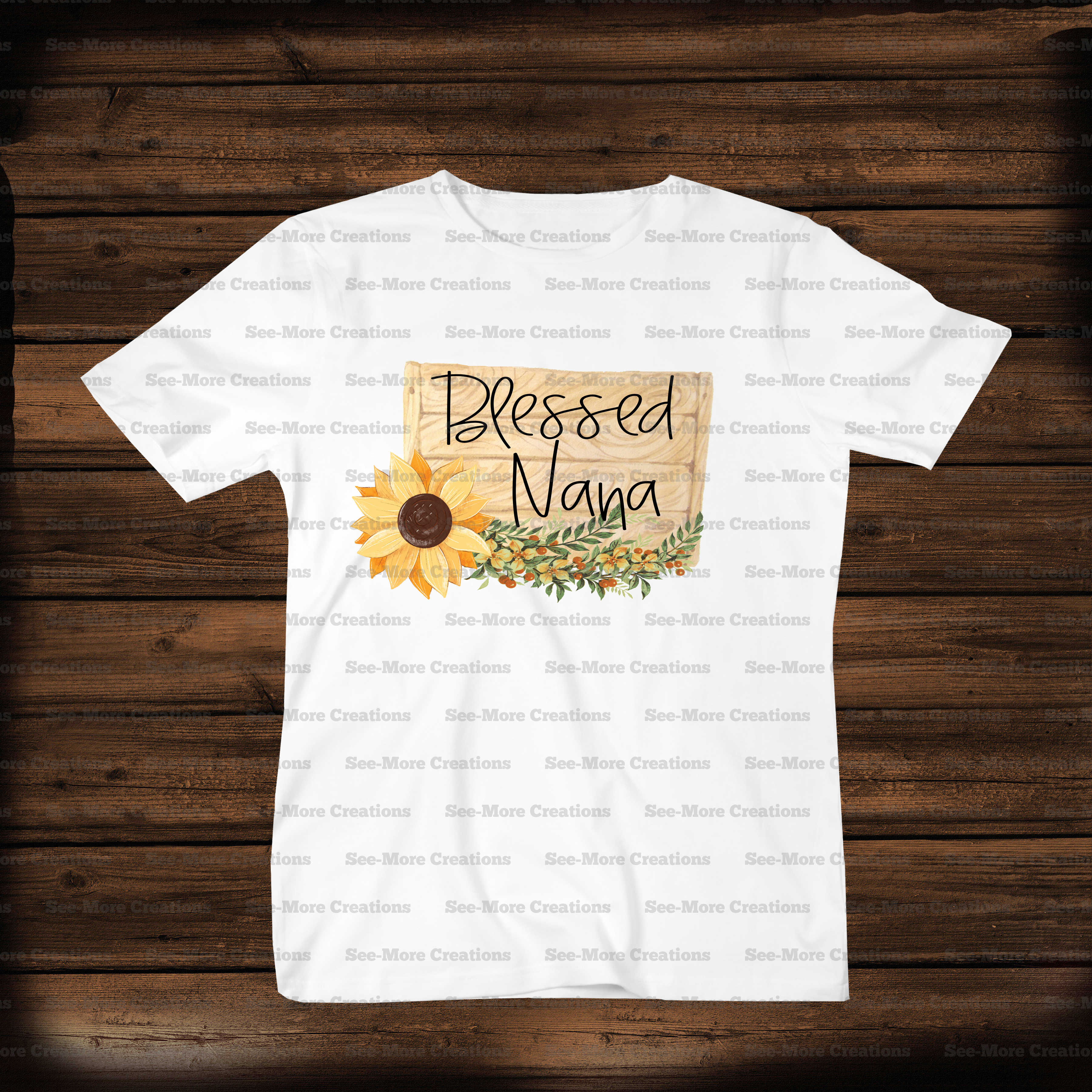 Blessed Nana Sunflower Shirt
