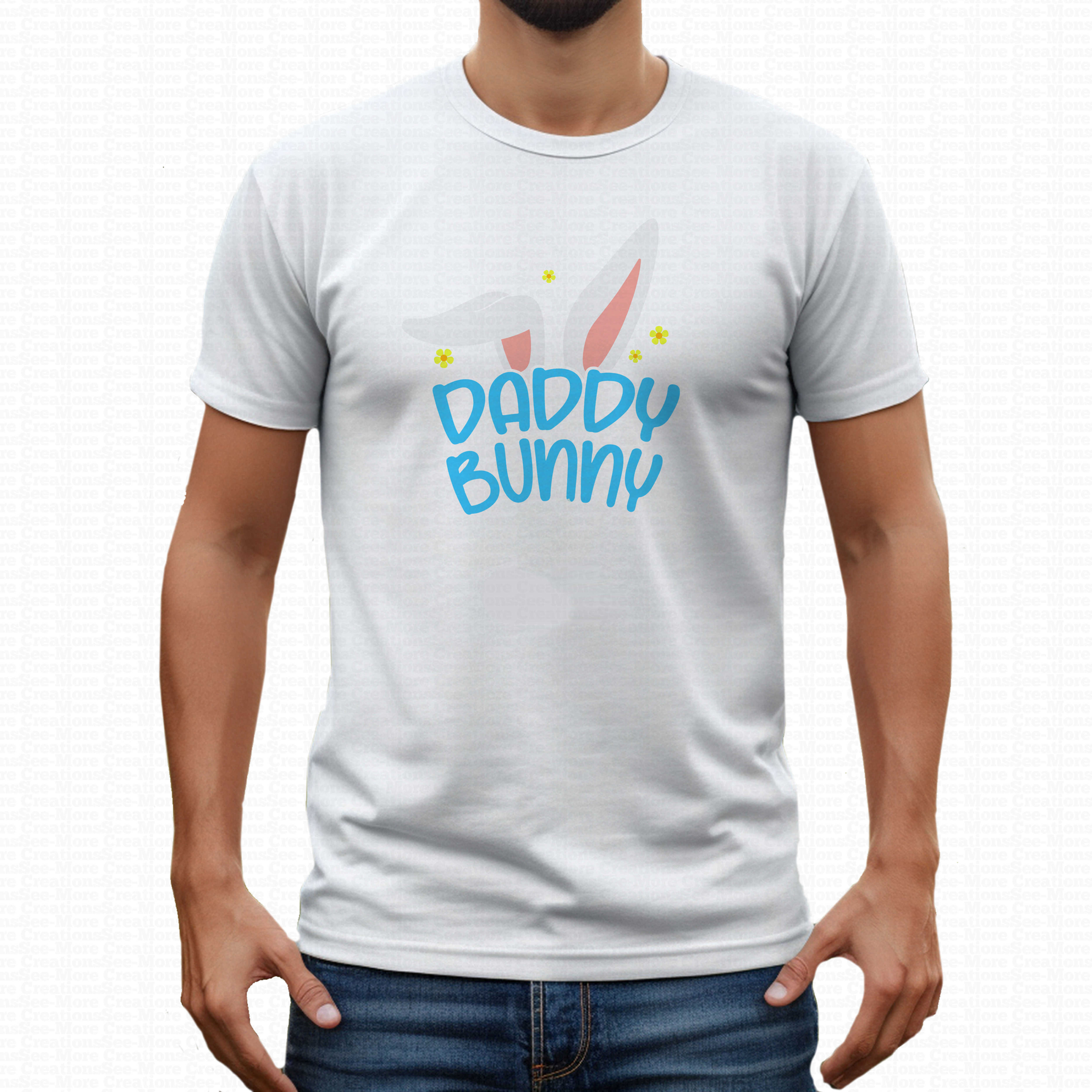 Daddy Bunny #7 Men's Easter Shirt
