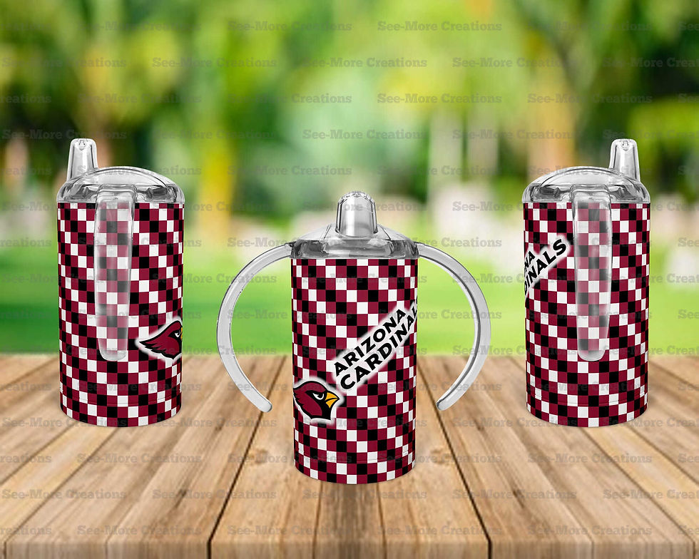 Hình thu nhỏ: Arizona Cardinals #18 Skinny, Sippy & Kids Tumblers
