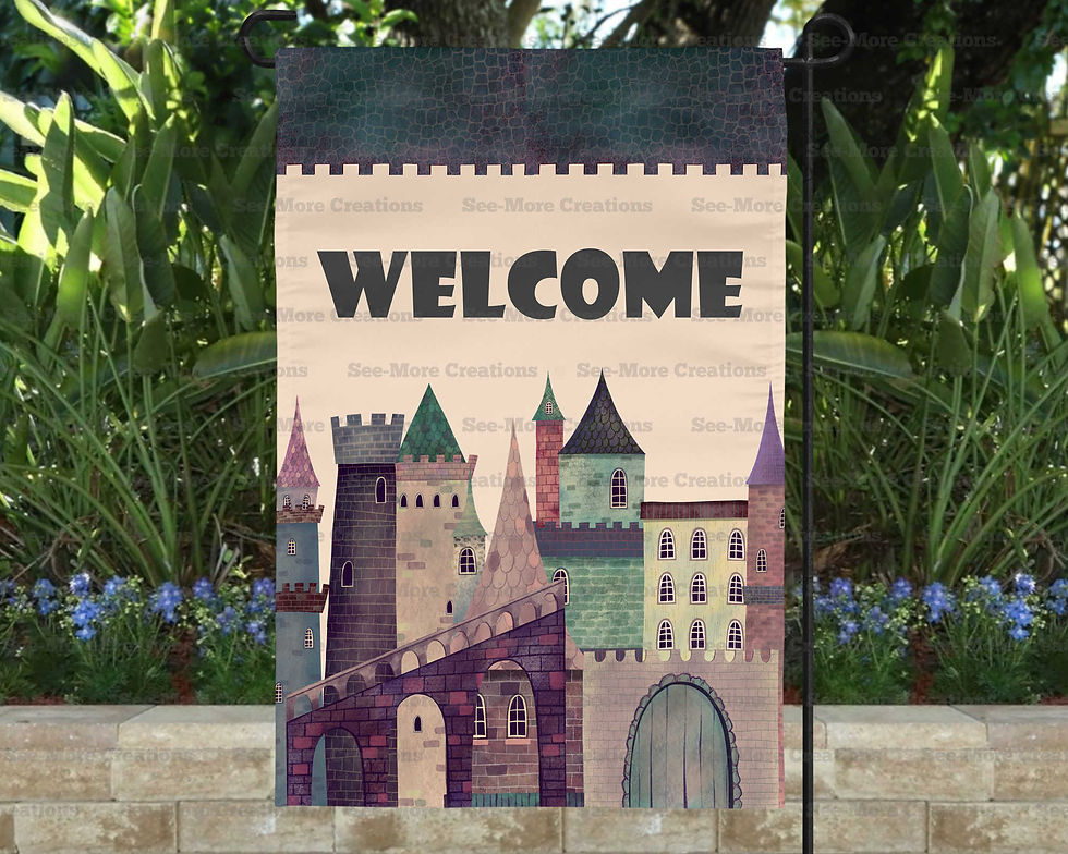 City #1 Welcome Garden Flag