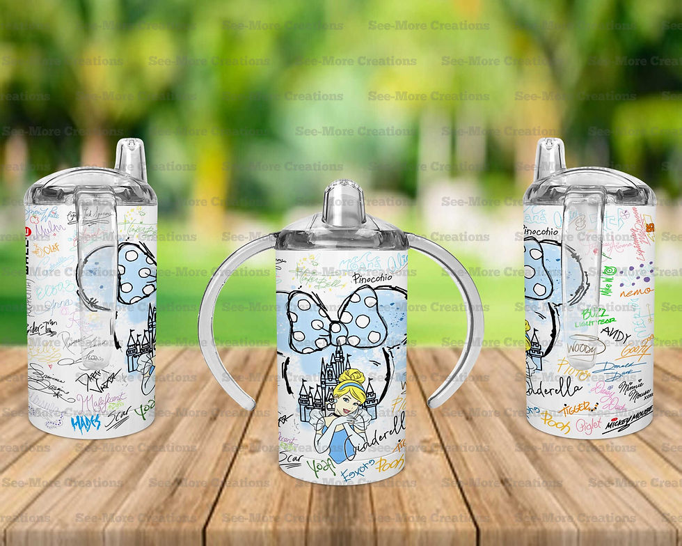 Thumbnail: Cinderella Autographs #1 Skinny, Sippy & Kids Tumblers