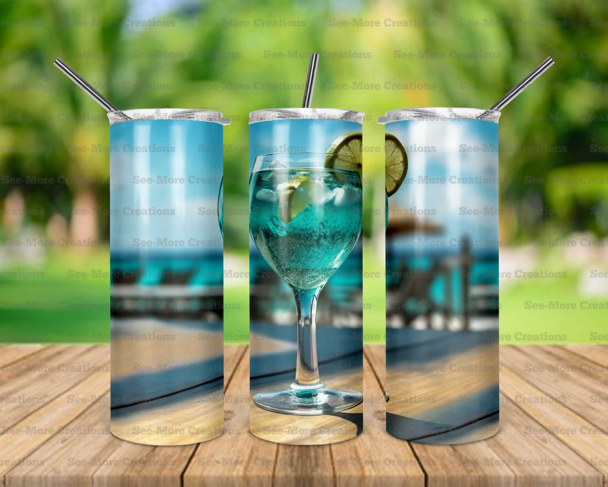 Refreshing Summer Cocktail #4 Skinny Tumbler