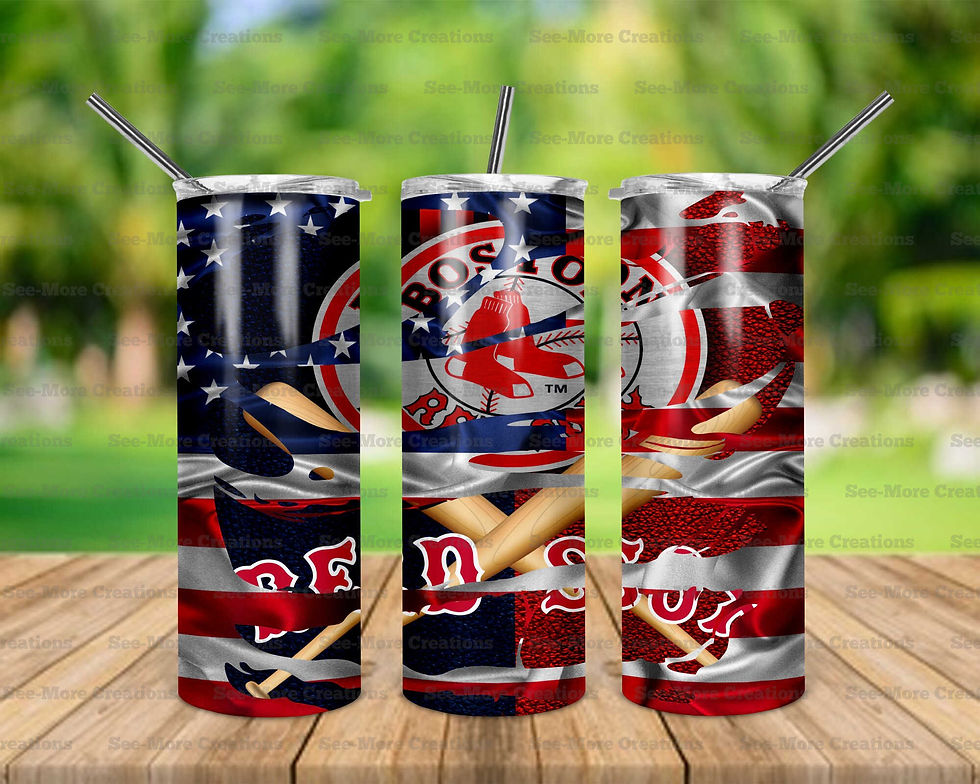 Boston Red Sox #5 American Flag Skinny, Sippy & Kids Tumblers
