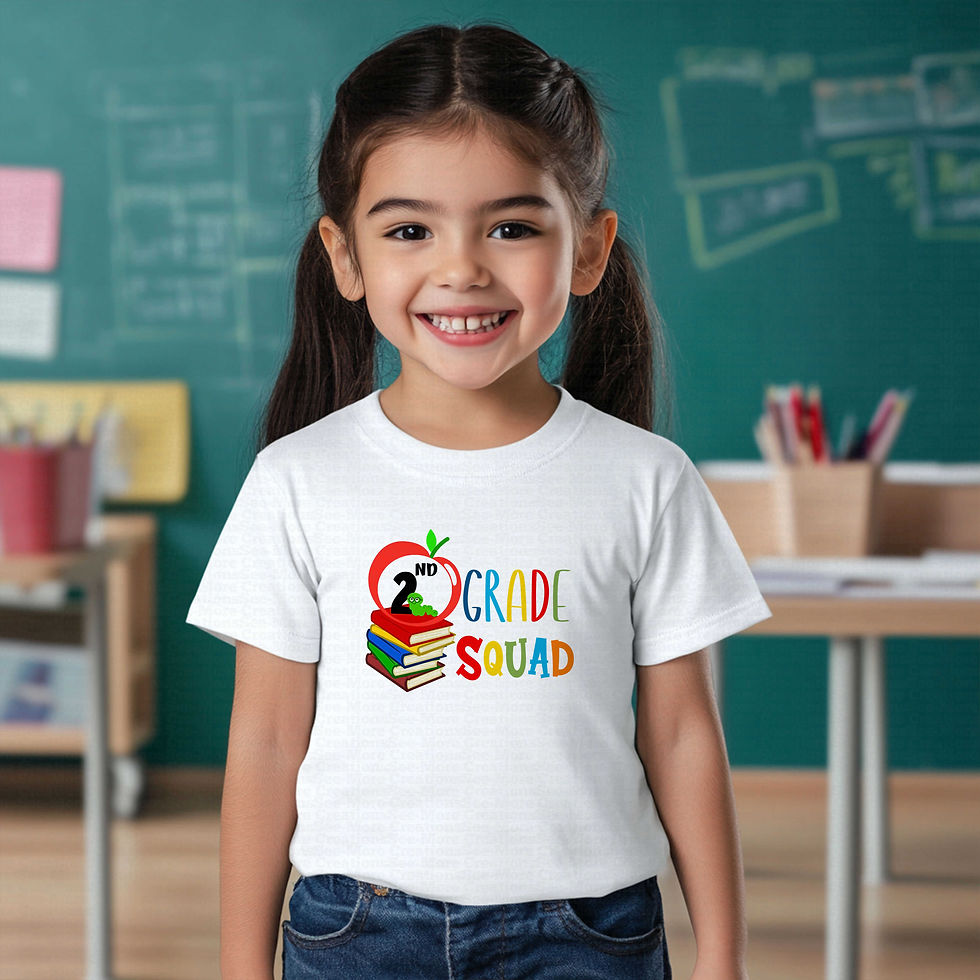 Thumbnail: Second Grade Squad #1 Girls School Shirt