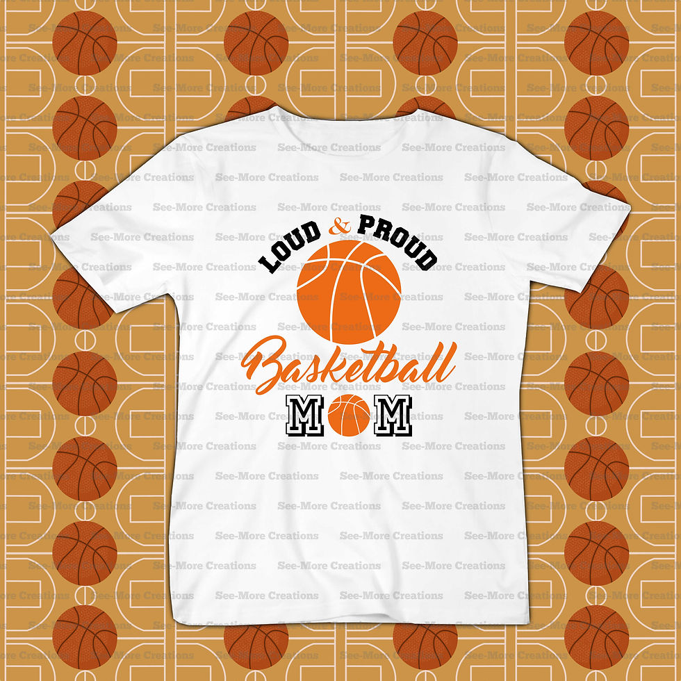 Loud & Proud Basketball Mom #1 Shirt