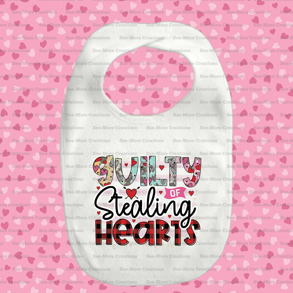Thumbnail: Guilty Of Stealing Hearts Valentine's Day Bib, Jumper & Shirt