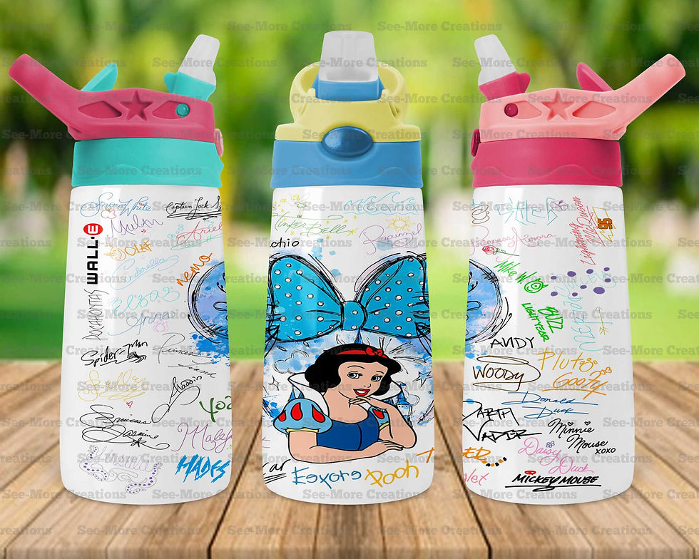 Thumbnail: Snow White Autographs #1 Skinny, Sippy & Kids Tumblers