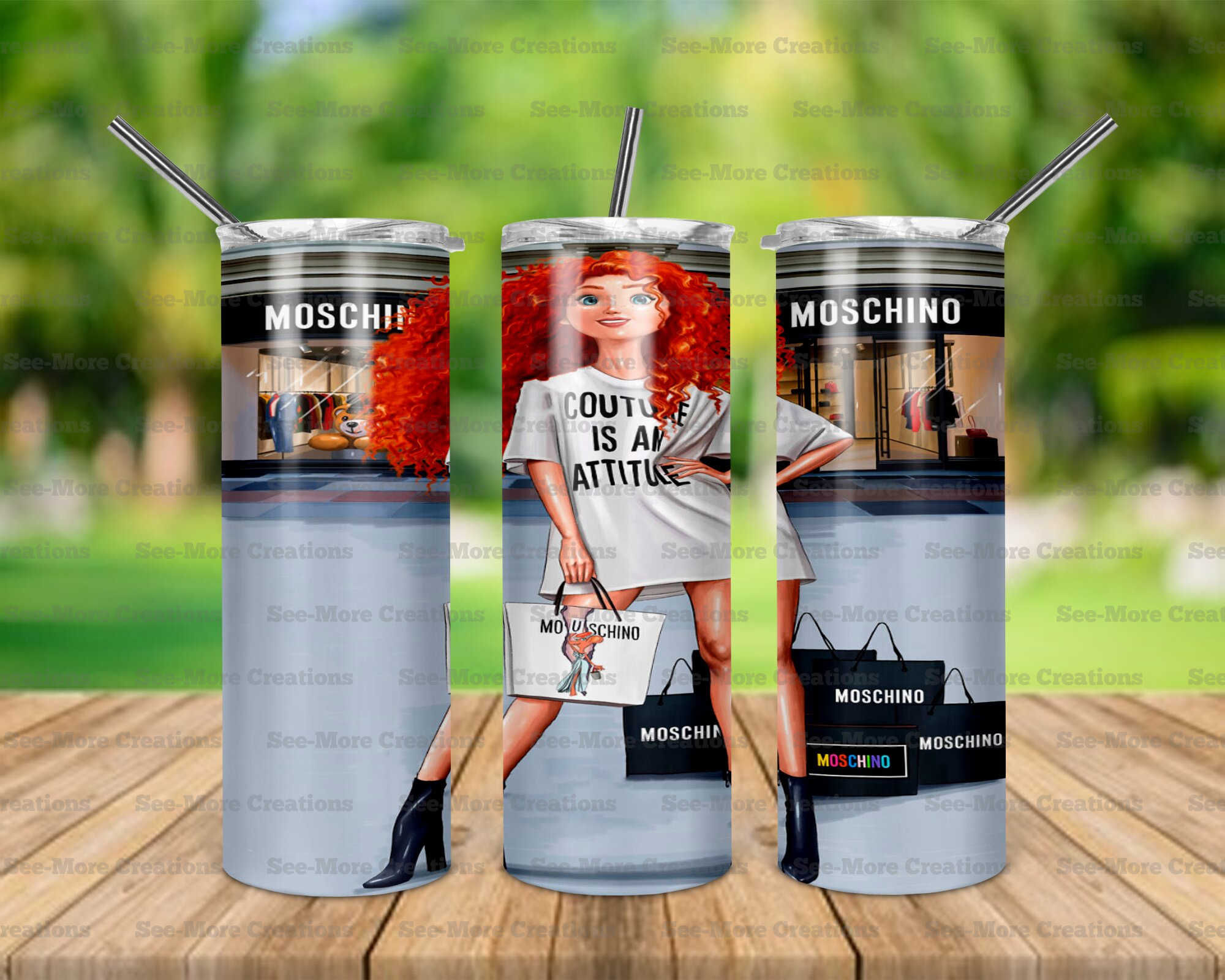 Merida In Moschino #10 Skinny & Kids Tumbler