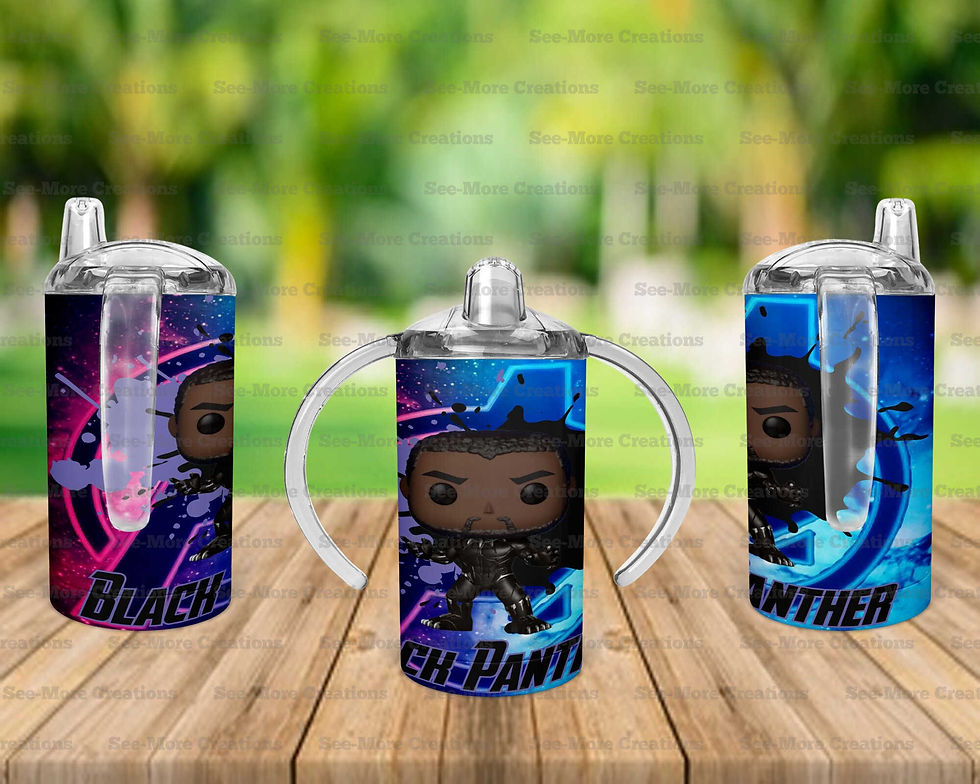 Thumbnail: Black Panther #3 Skinny, Sippy & Kids Tumblers