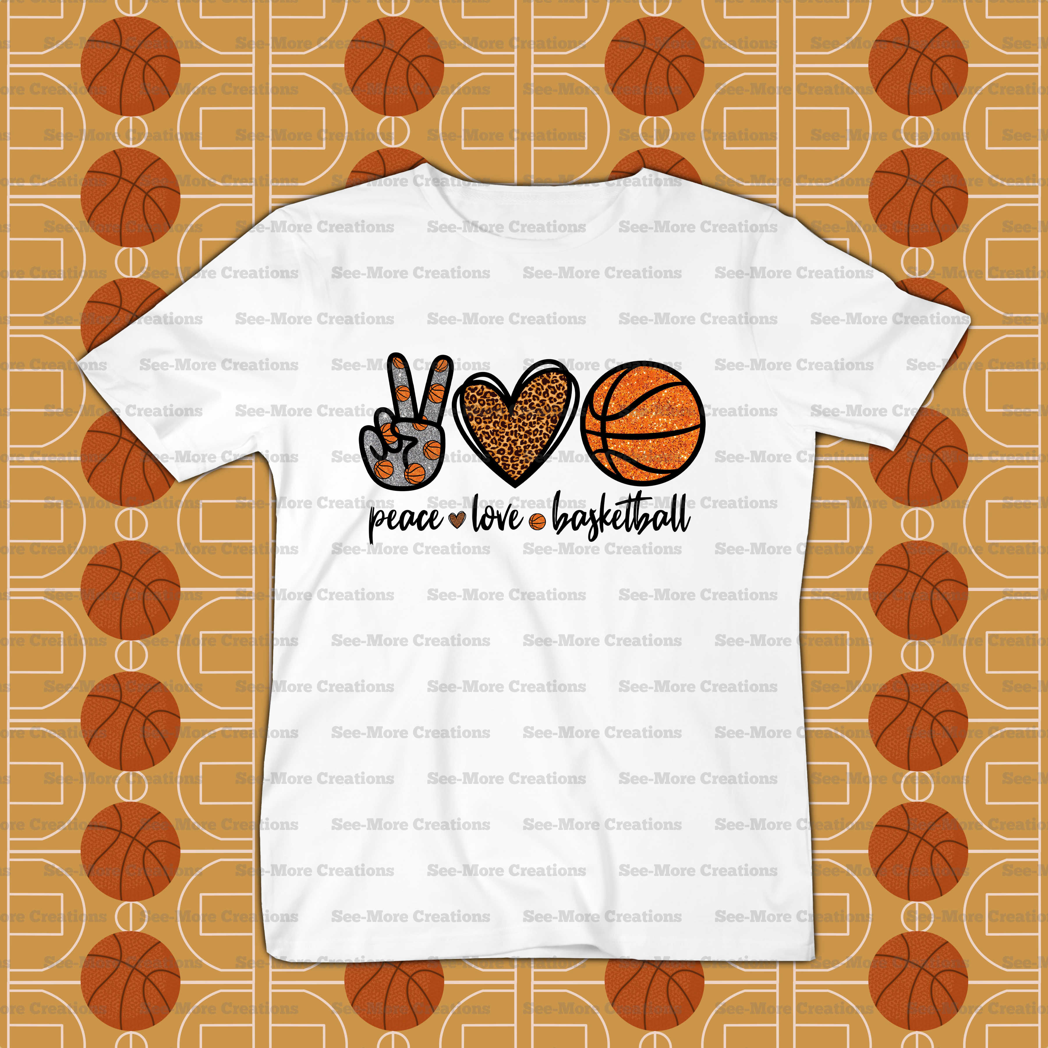Peace Love Basketball #2 Shirt