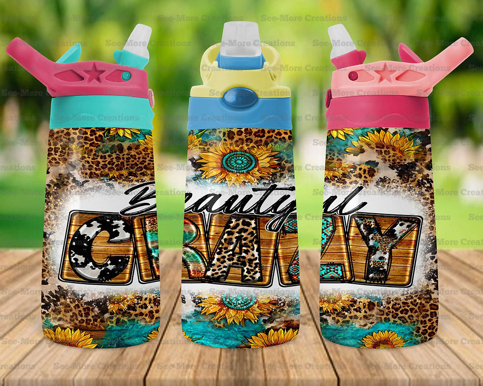 Hình thu nhỏ: Beautiful Crazy #5 Leopard Print Skinny & Kids Tumblers