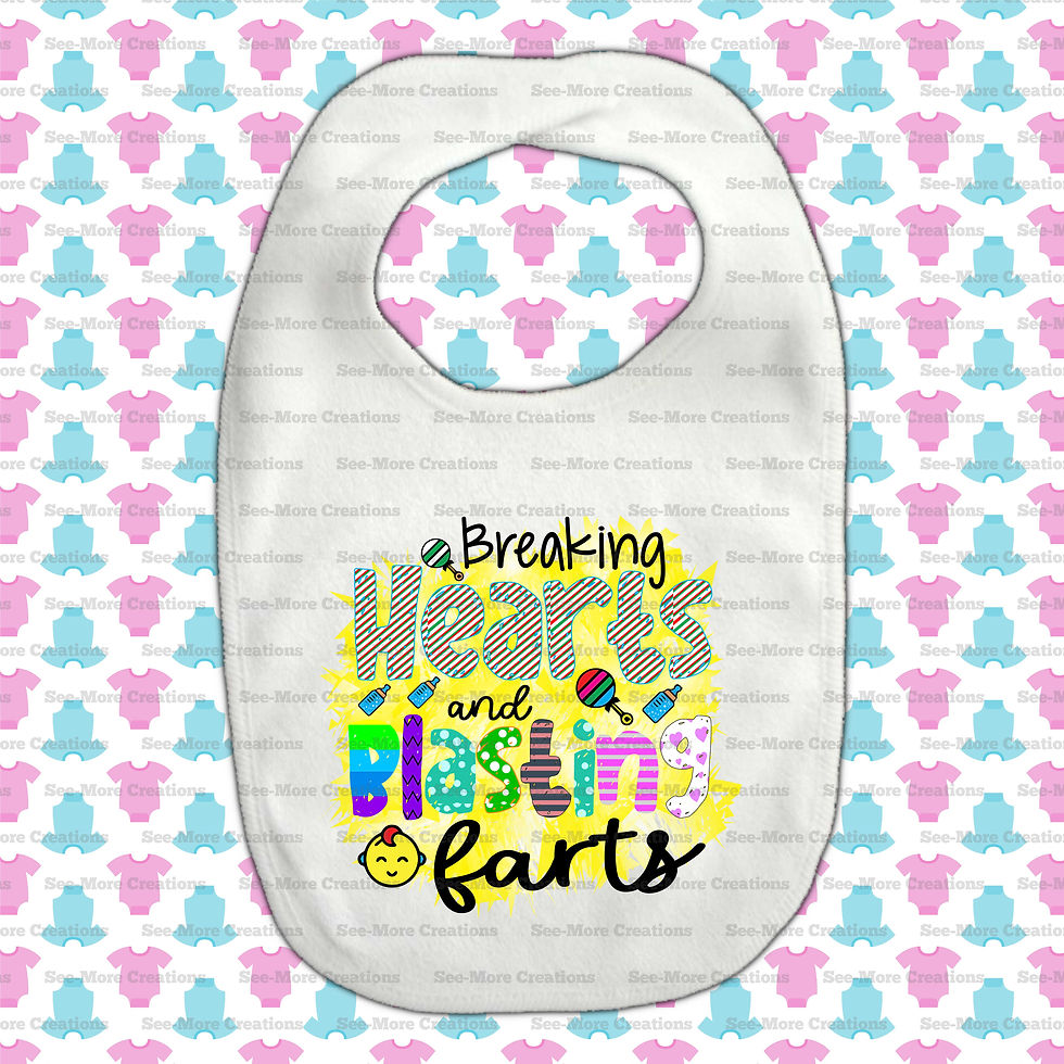 Thumbnail: Breaking Hearts And Busting Farts Bib, Jumper & Shirt