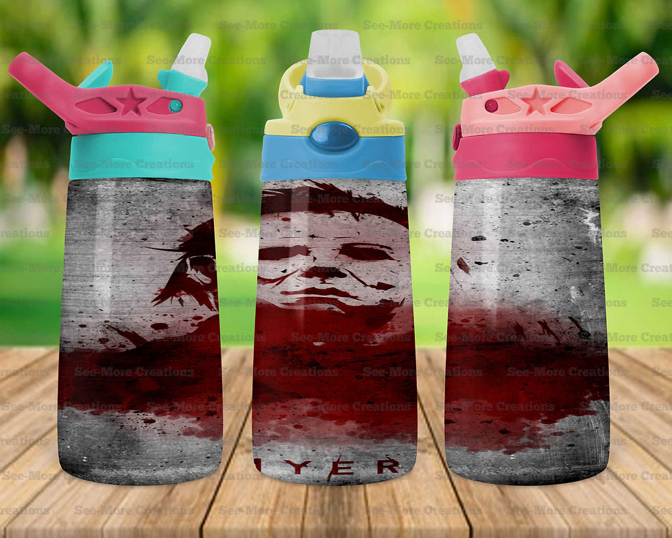 Thumbnail: Michael Myers #14 Horror Movie Skinny & Kids Tumblers