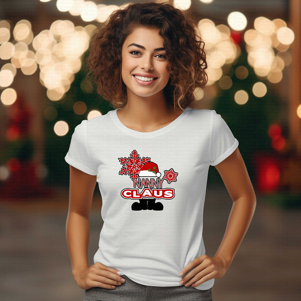 Thumbnail: Nanny Claus #2 Women's Christmas Shirt
