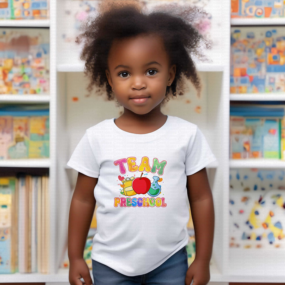 Thumbnail: Team Pre-School #2 Girls School Shirt