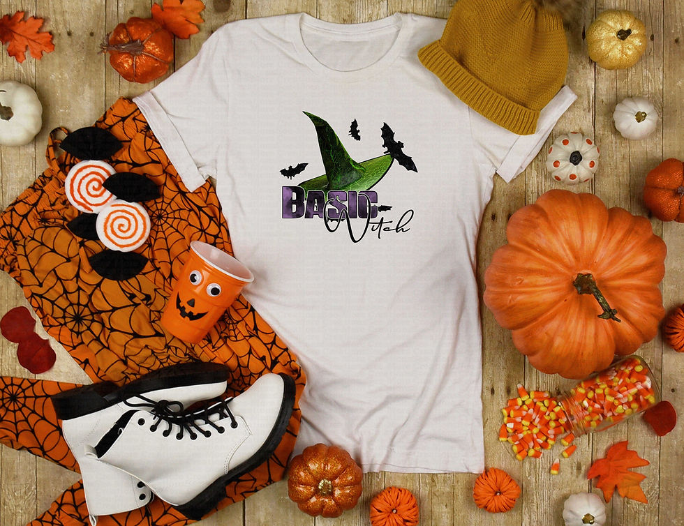 Thumbnail: Basic Witch #1 Women's Halloween Shirt