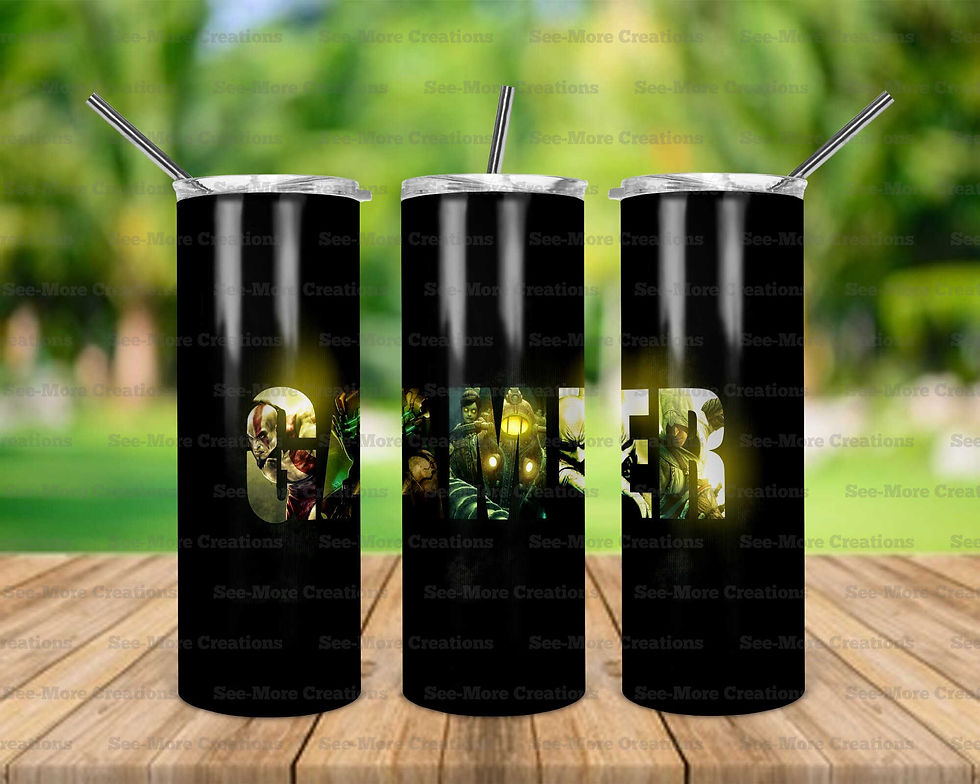 Gamer #4 Skinny Tumbler