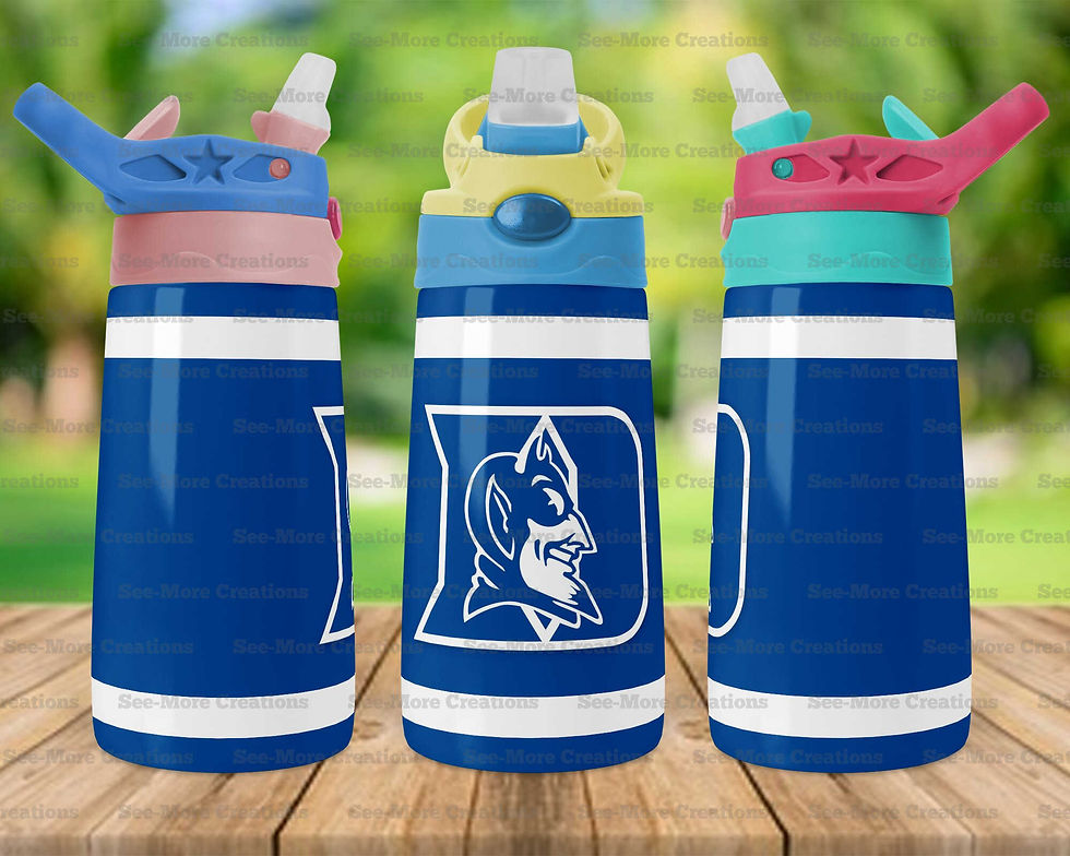 Thumbnail: Duke Blue Devils #1 Skinny, Sippy & Kids Tumblers