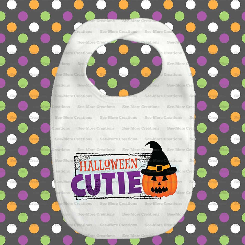Miniatura: Halloween Cutie #1 Bib, Jumpers & Shirts
