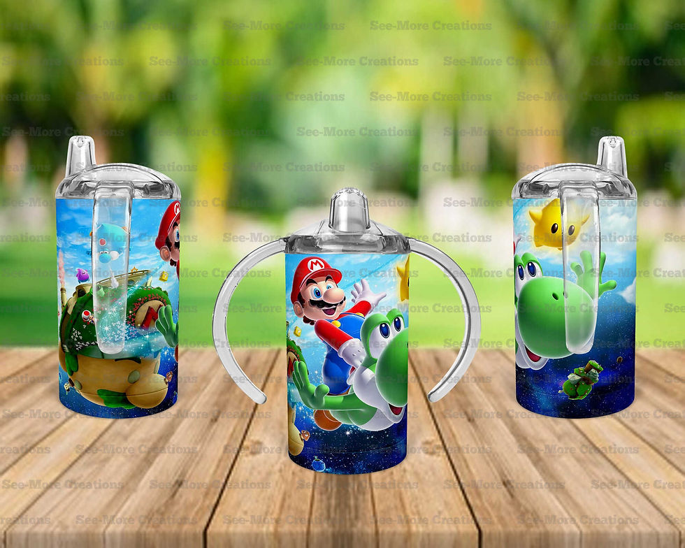 Thumbnail: Mario & Yoshi #7 Skinny, Sippy & Kids Tumblers