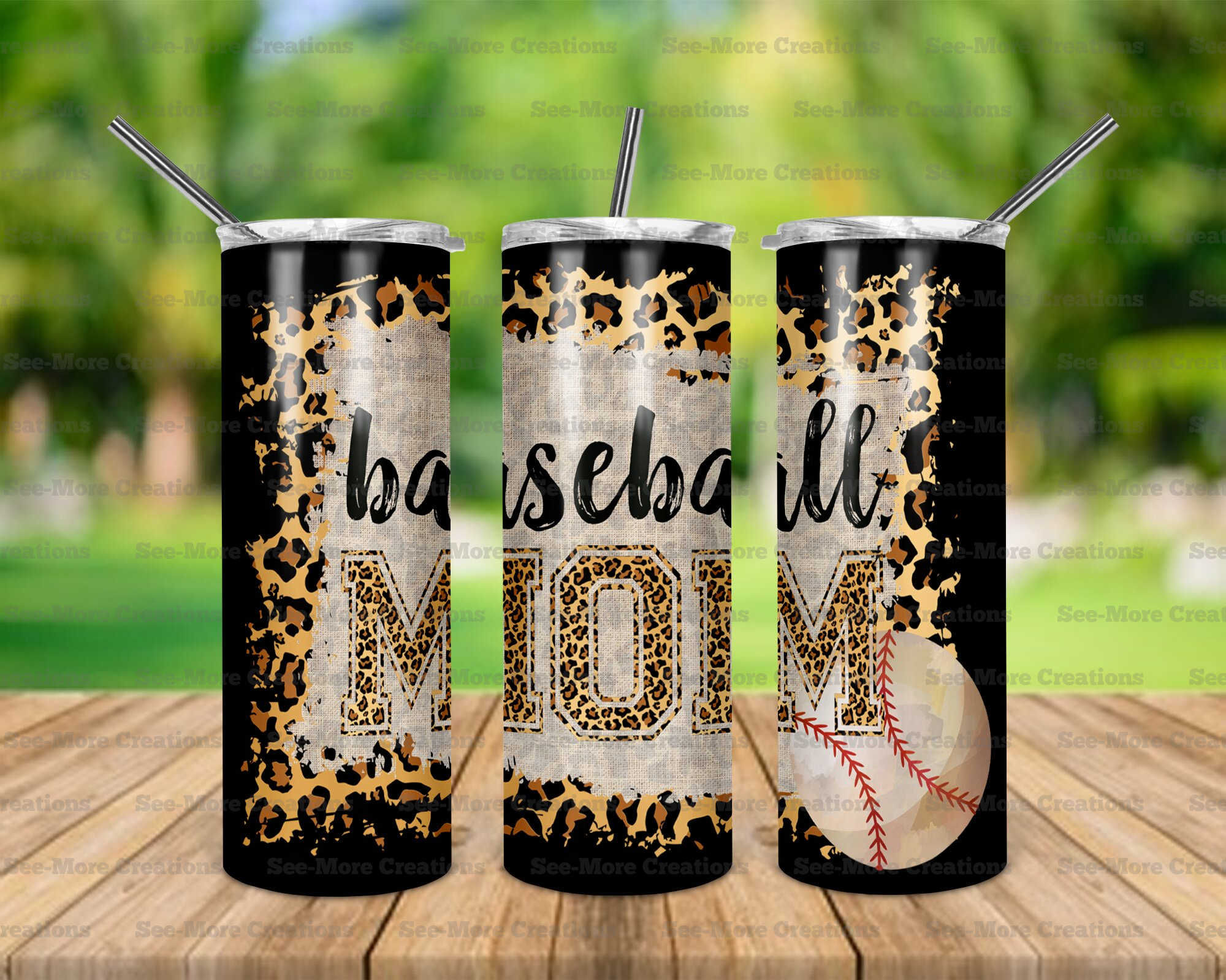 Baseball Mom #11 Skinny Tumbler