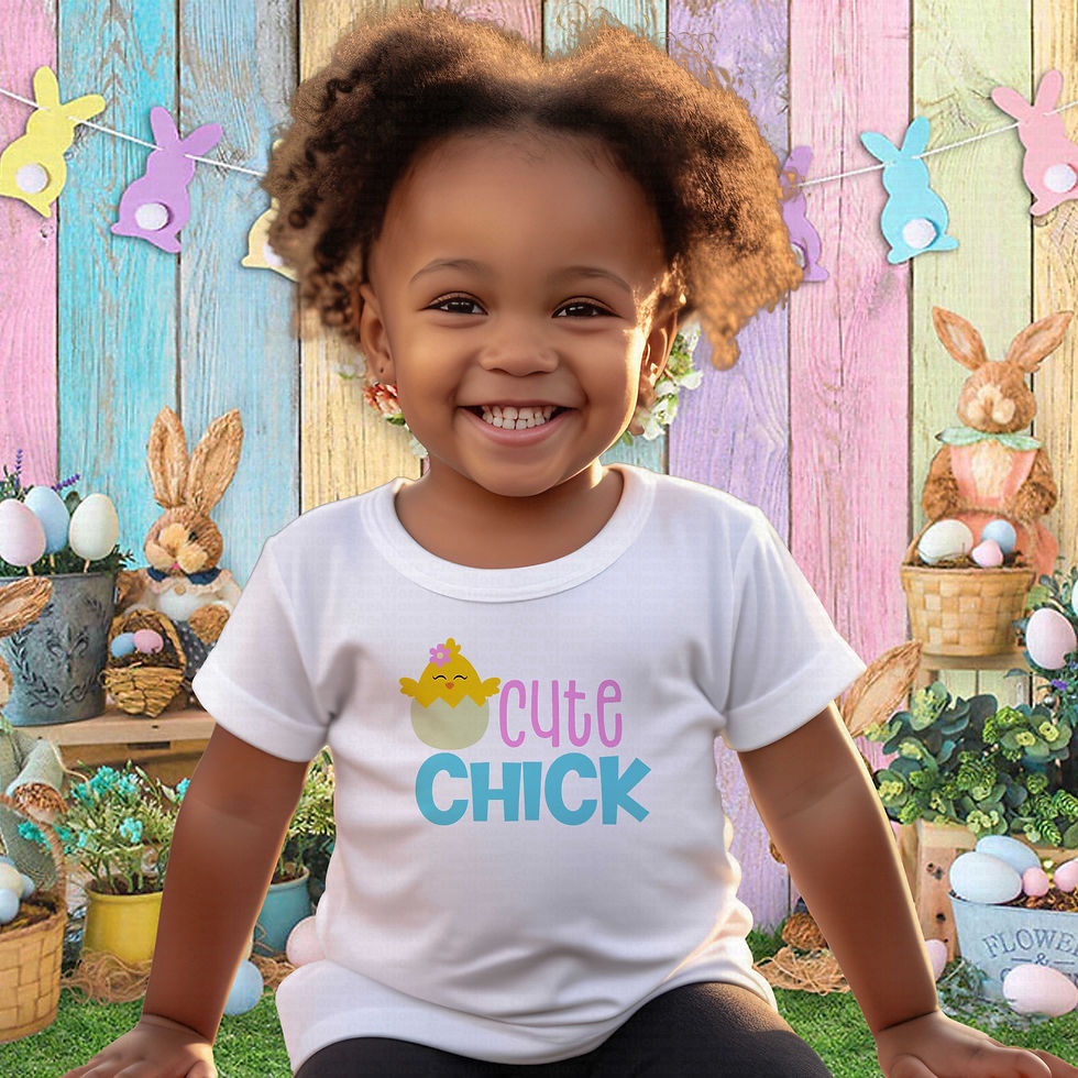 Μικρογραφία: Cute Chick #1 Girls Easter Toddler & Youth Shirt